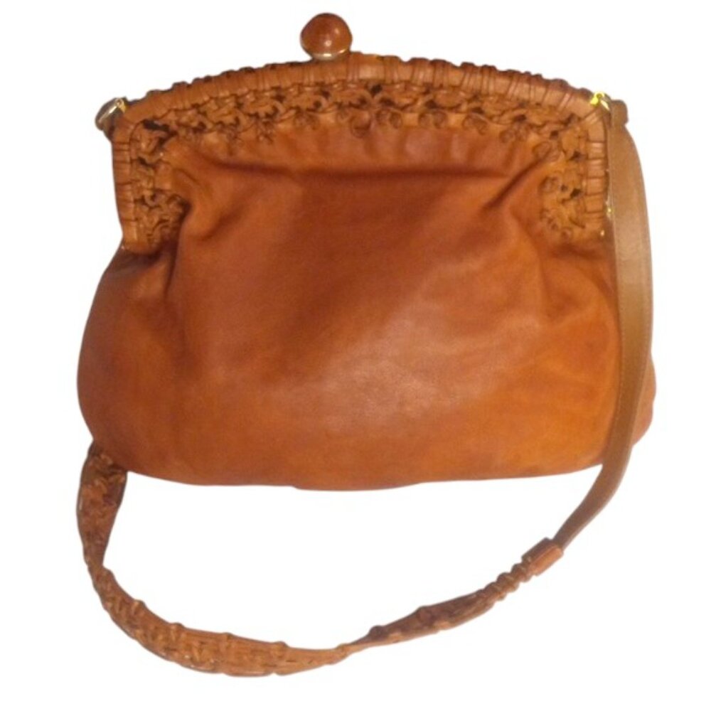 Valentino Garavani | Leather | Floral Desisgn | GUC - Picture 6 of 8